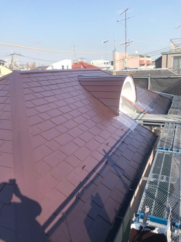 屋根塗装　戸建住宅　神奈川県大和市