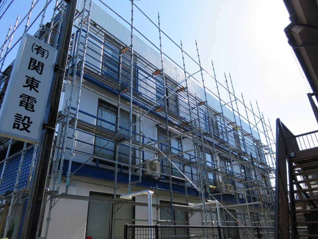 大規模修繕工事　マンション　外壁塗装　屋上　ウレタン防水工事　Jマンション　神奈川県大和市