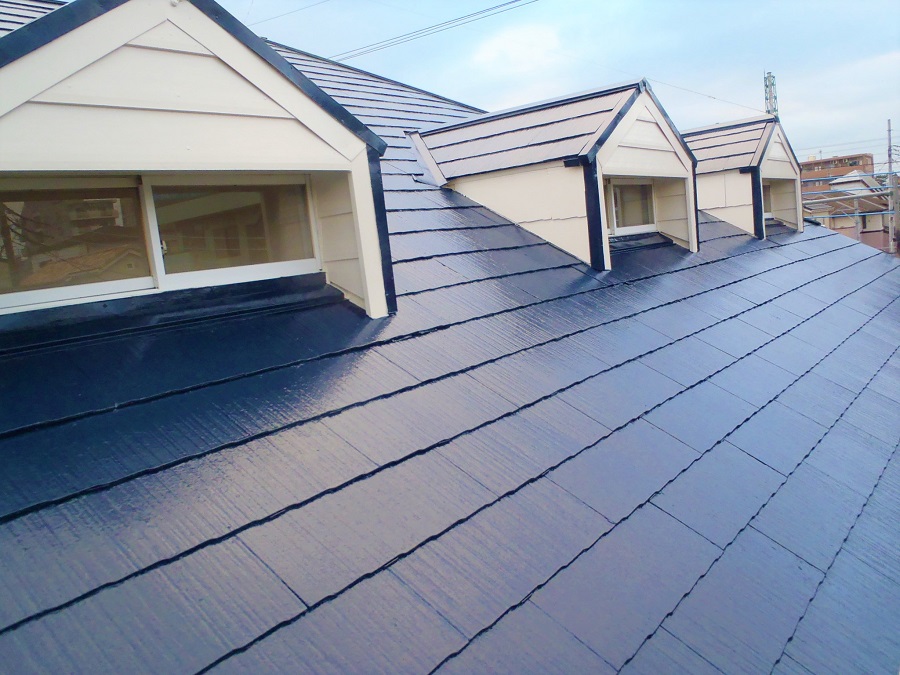 大規模修繕工事　アパート　屋根塗装　Aアパート様　神奈川県大和市　