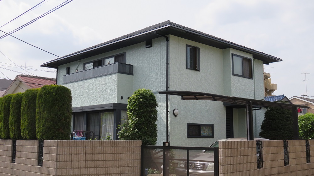 戸建て　外壁塗装　神奈川県大和市