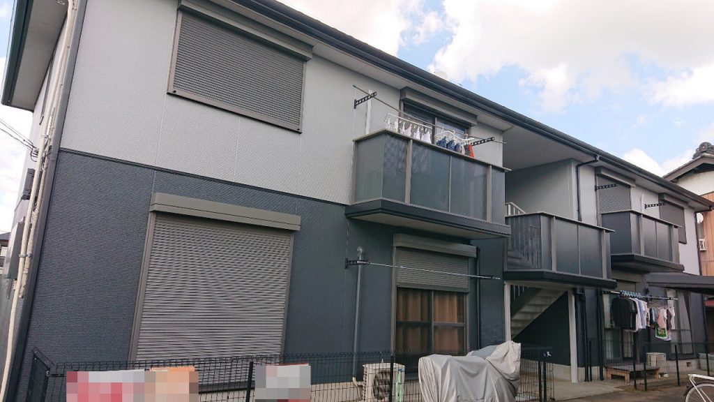 外壁塗装　Mアパート　神奈川県大和市