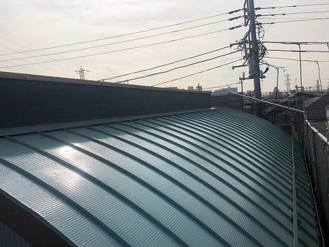 屋根塗装　Iアパート　東京都世田谷区