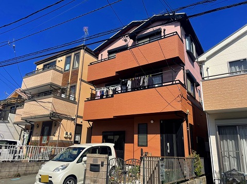 外壁塗装　O様邸　神奈川県相模原市中央区