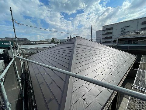 戸建て　屋根カバー工法（重ね葺き）　N様邸　神奈川県大和市